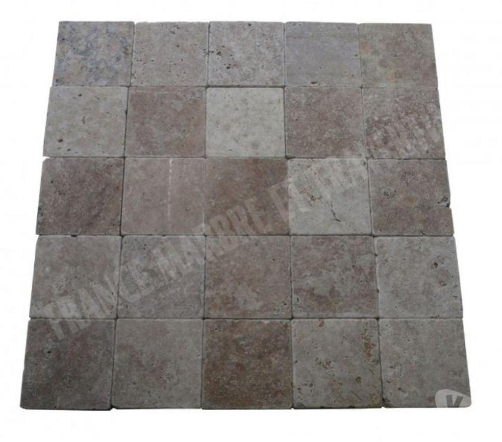  Var Forcalqueiret - 83136 - Photos Vivastreet Travertin Classique Beige Pavé 15x15 cm REF 927