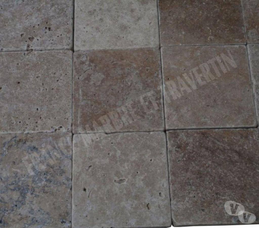  Var Forcalqueiret - 83136 - Photos Vivastreet Travertin Classique Beige Pavé 15x15 cm REF 927