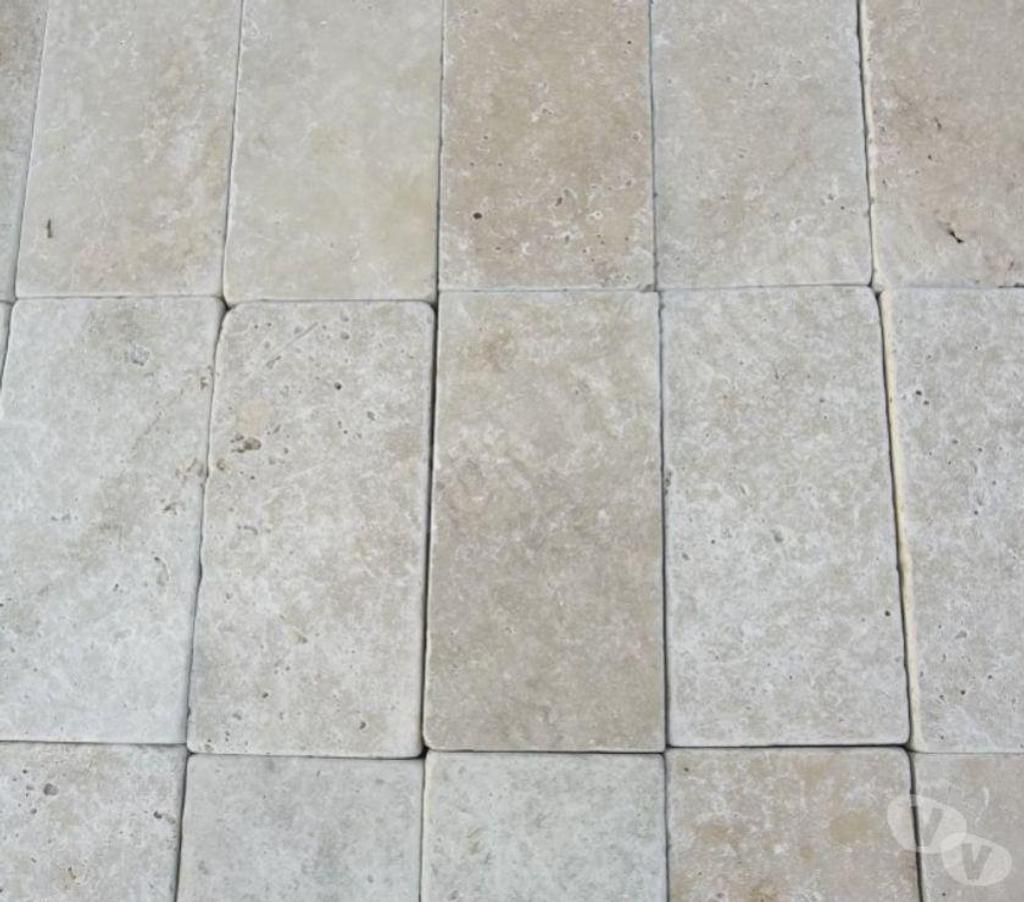  Var Forcalqueiret - 83136 - Photos Vivastreet Travertin Classique Clair Pavé 15x30 cm REF 578