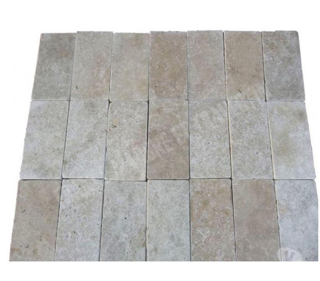  Var Forcalqueiret - 83136 - Photos Vivastreet Travertin Classique Clair Pavé 15x30 cm REF 578