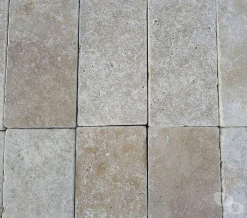  Var Forcalqueiret - 83136 - Photos Vivastreet Travertin Classique Clair Pavé 15x30 cm REF 578