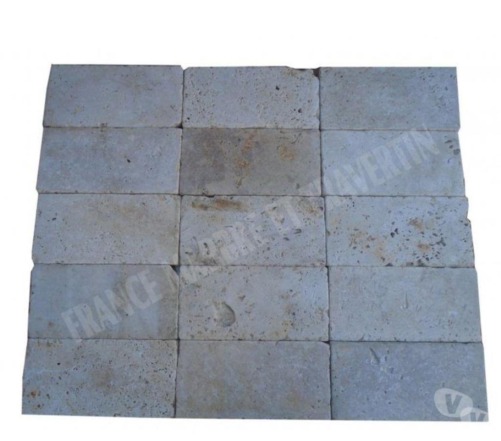  Var Forcalqueiret - 83136 - Photos Vivastreet Travertin Classique Beige Pavé 30x15 cm REF 567