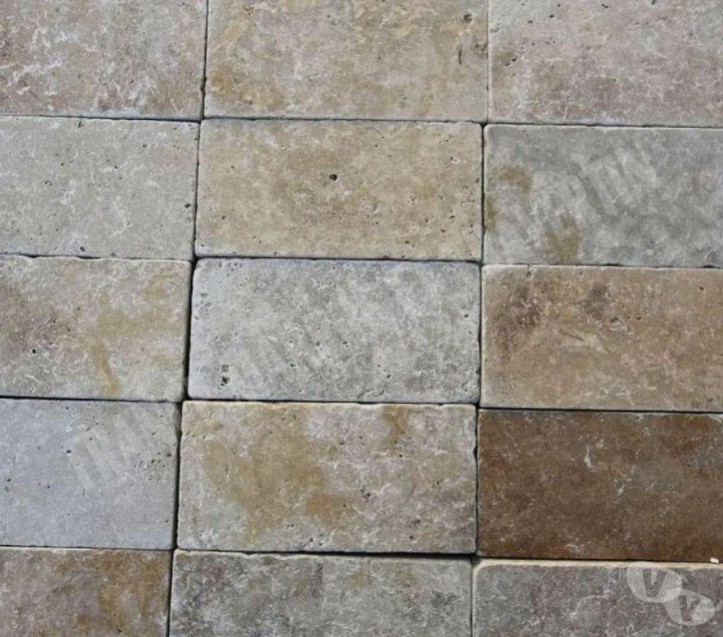  Var Forcalqueiret - 83136 - Photos Vivastreet Travertin Classique Beige Pavé 30x15 cm REF 562