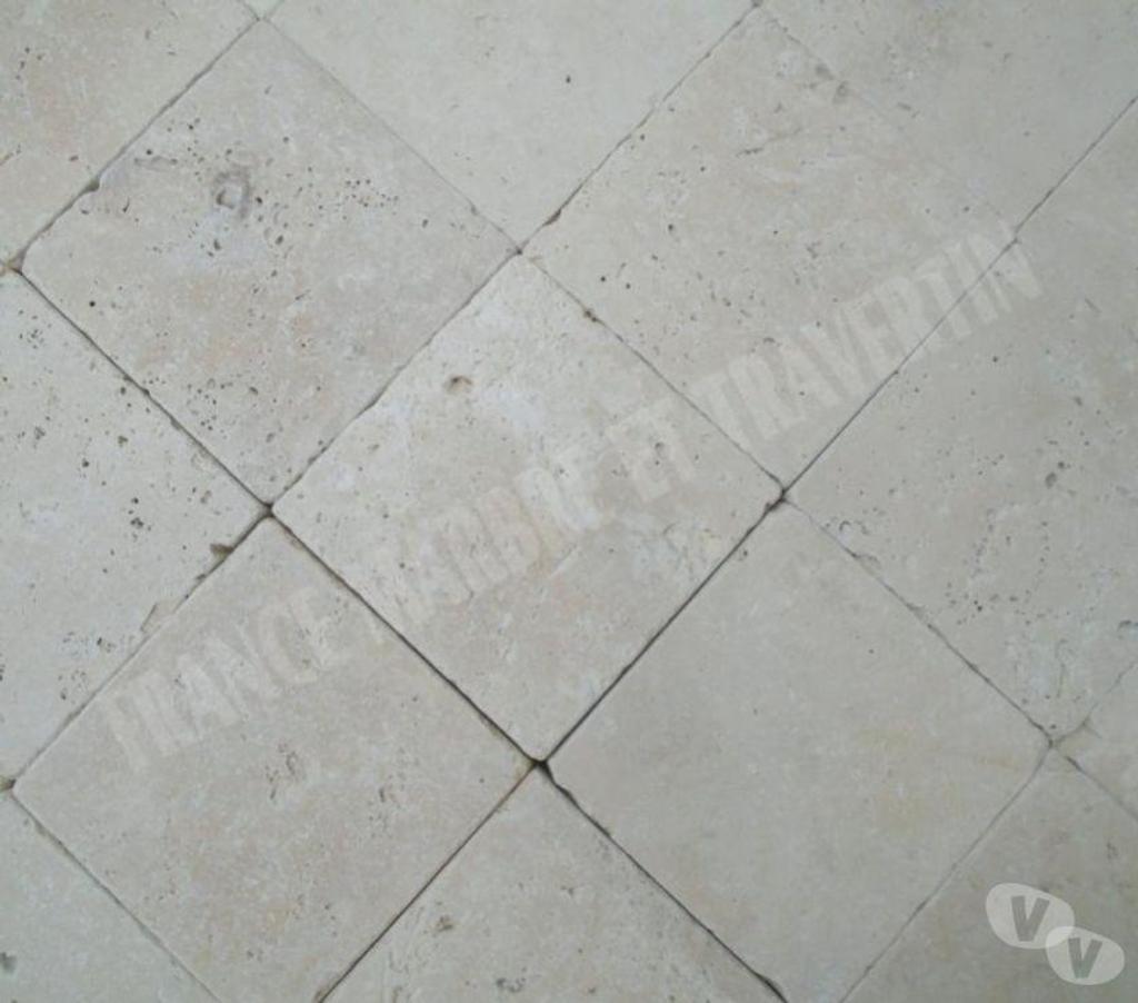  Var Forcalqueiret - 83136 - Photos Vivastreet Travertin Classique Clair Pavé 15x15 cm REF 412