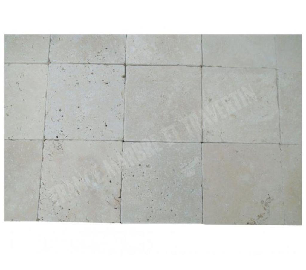  Var Forcalqueiret - 83136 - Photos Vivastreet Travertin Classique Clair Pavé 15x15 cm REF 412