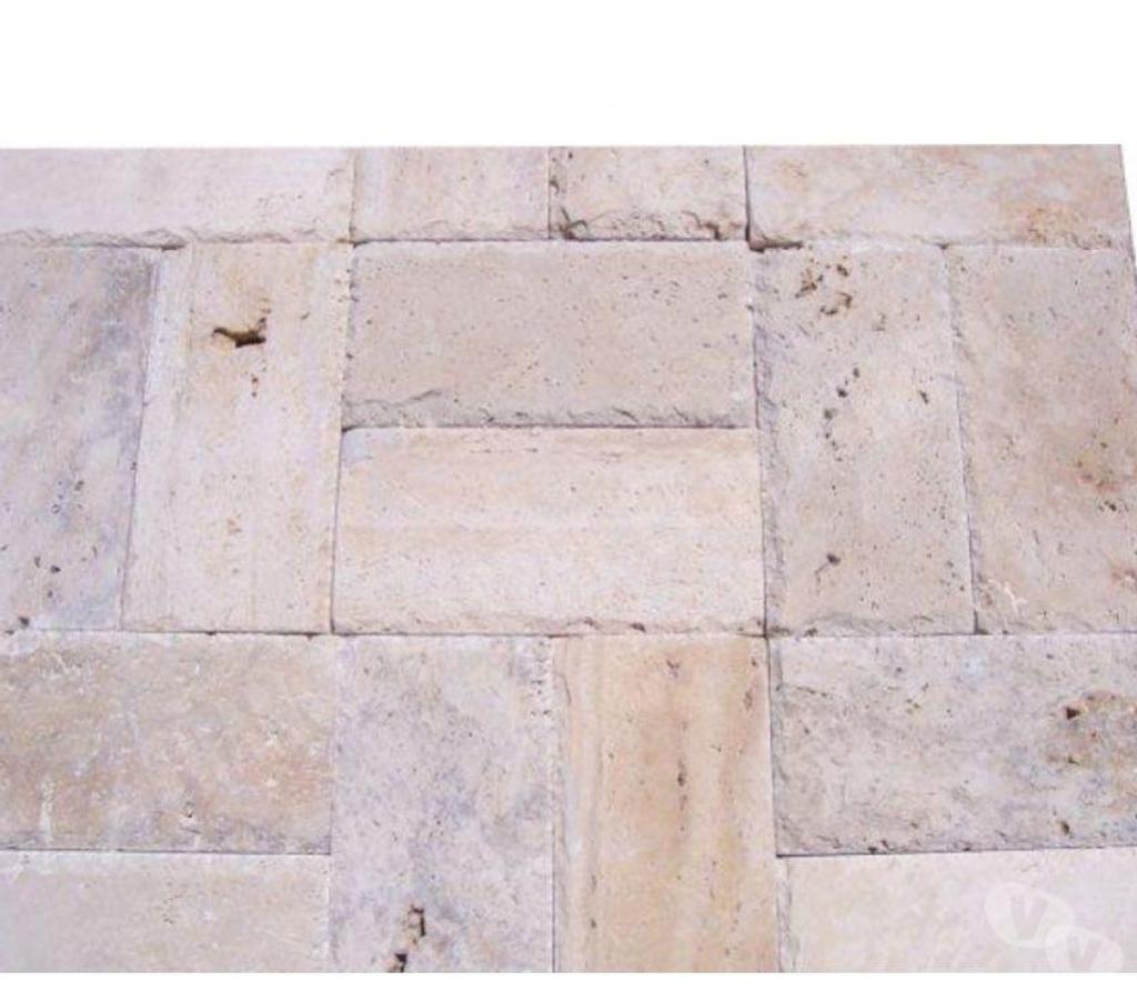  Var Forcalqueiret - 83136 - Photos Vivastreet Travertin Classique Beige Pavé 15x30 cm REF 063