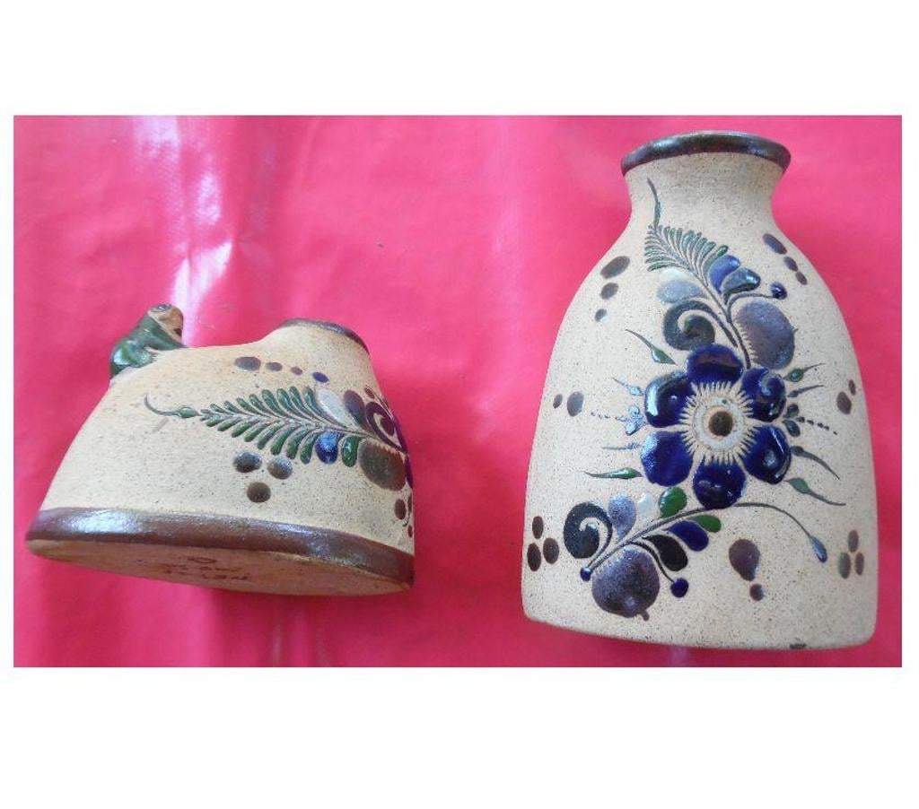 Décoration - art Hérault Castries - 34160 - Photos Vivastreet Poteries du Mexique signées NETZI MEX T et NETZI MEX O vinta