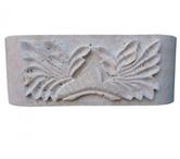 Travertin Classique Beige Evier avec Motif 50x50 cm REF 1987