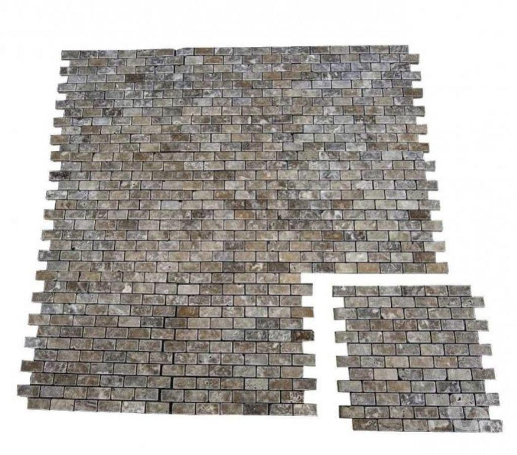 Var Forcalqueiret - 83136 - Photos Vivastreet Travertin Noce Marron Mosaïque 2,3x4,8 cm REF 588