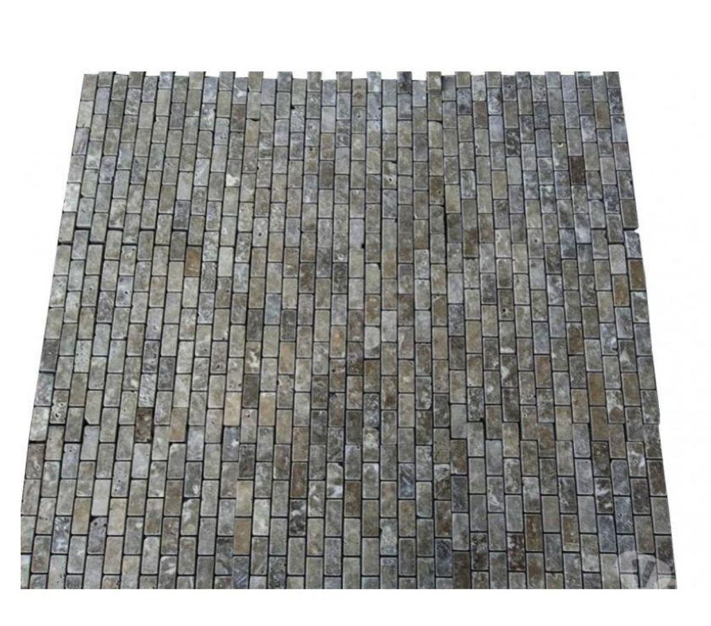 Var Forcalqueiret - 83136 - Photos Vivastreet Travertin Noce Marron Mosaïque 2,3x4,8 cm REF 588