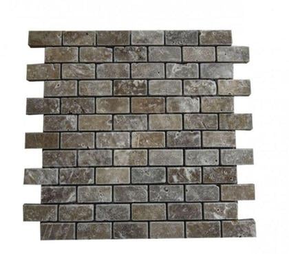 Bricolage - Jardin - Outillage Forcalqueiret Var - Photos Vivastreet Travertin Noce Marron Mosaïque 2,3x4,8 cm REF 588