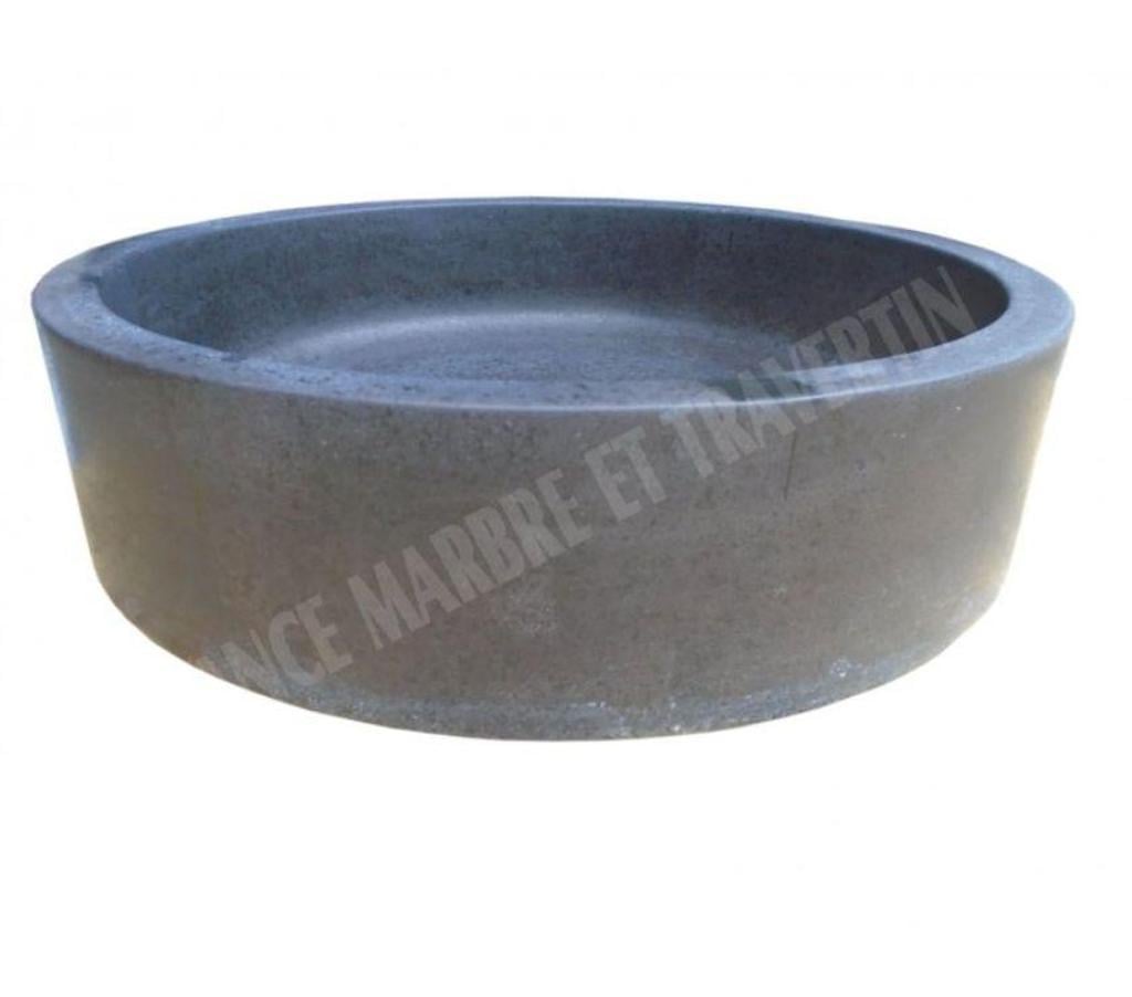  Var Forcalqueiret - 83136 - Photos Vivastreet Basalte Noir Vasque Modèle Grande Plat Cylindre REF 1839
