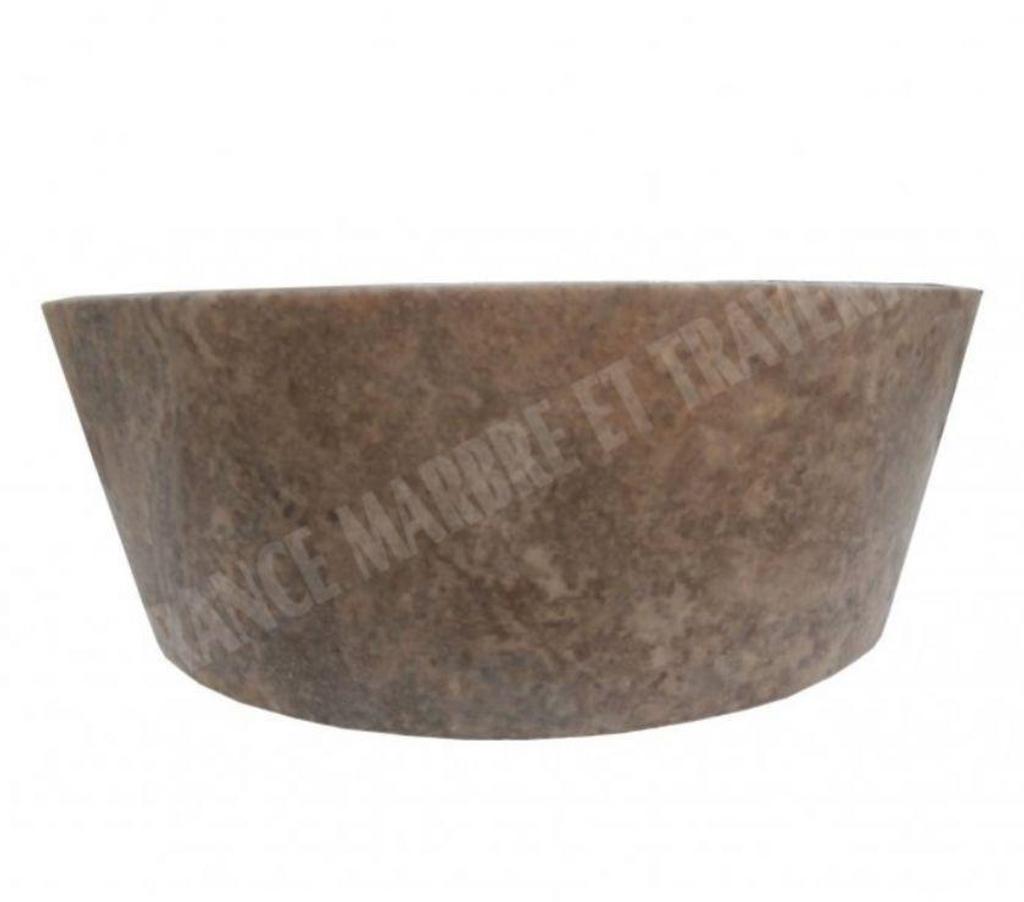 Var Forcalqueiret - 83136 - Photos Vivastreet Travertin Silver Gris Vasque Modèle Mi-Conique REF 1112