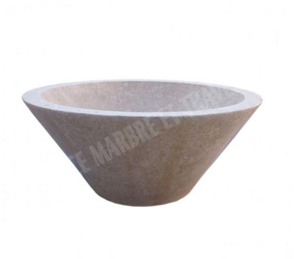  Bouches-du-Rhône Lancon Provence - 13680 - Photos Vivastreet Travertin Classique Beige Vasque Modèle Conique REF 164