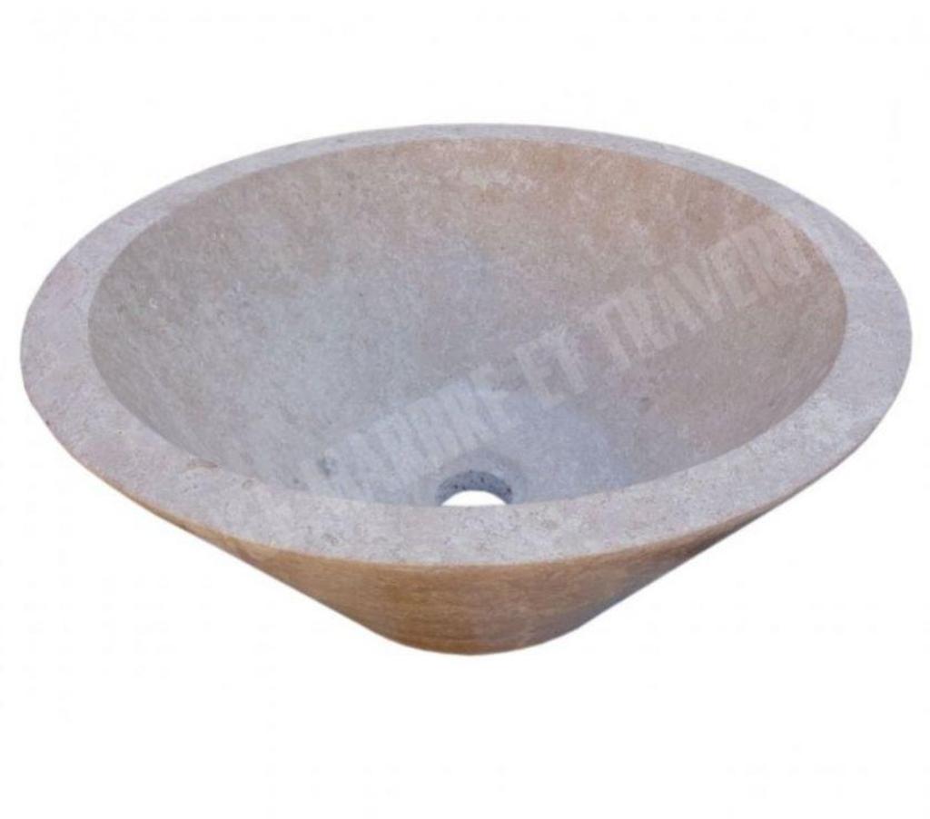  Bouches-du-Rhône Lancon Provence - 13680 - Photos Vivastreet Travertin Classique Beige Vasque Modèle Conique REF 164