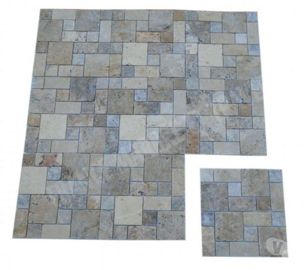  Bouches-du-Rhône Lancon Provence - 13680 - Photos Vivastreet Travertin Mixte Mosaïque 4 Couleur Opus 3 Format REF 3125