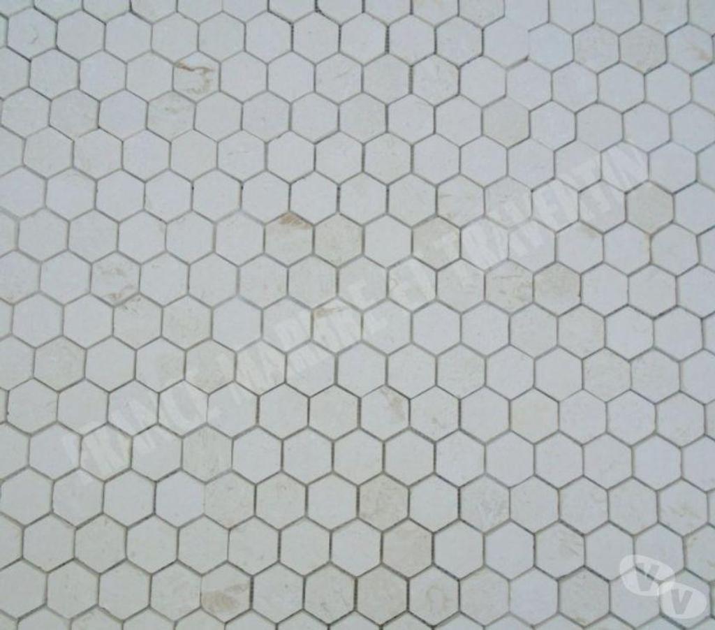  Bouches-du-Rhône Lancon Provence - 13680 - Photos Vivastreet Calcaire Myra Beige Hexagone Mosaïque REF 3120