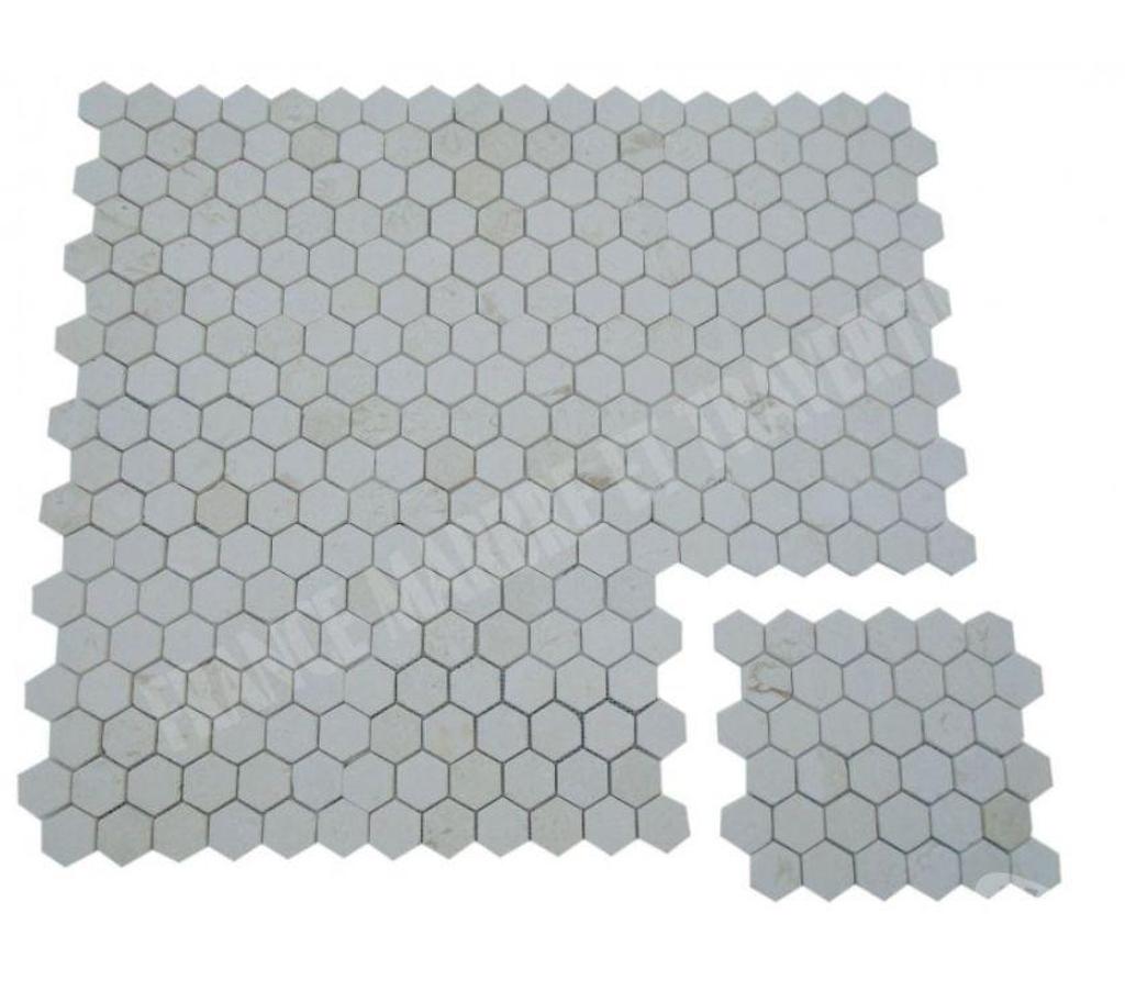  Bouches-du-Rhône Lancon Provence - 13680 - Photos Vivastreet Calcaire Myra Beige Hexagone Mosaïque REF 3120