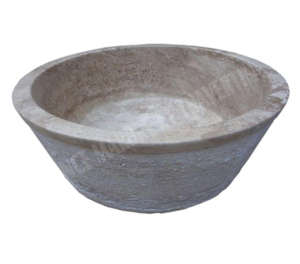  Bouches-du-Rhône Lancon Provence - 13680 - Photos Vivastreet Travertin Walnut Vasque Modèle Mi-Conique Strié REF 2701