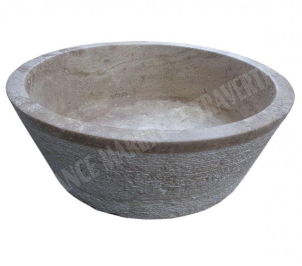  Bouches-du-Rhône Lancon Provence - 13680 - Photos Vivastreet Travertin Walnut Vasque Modèle Mi-Conique Strié REF 2701