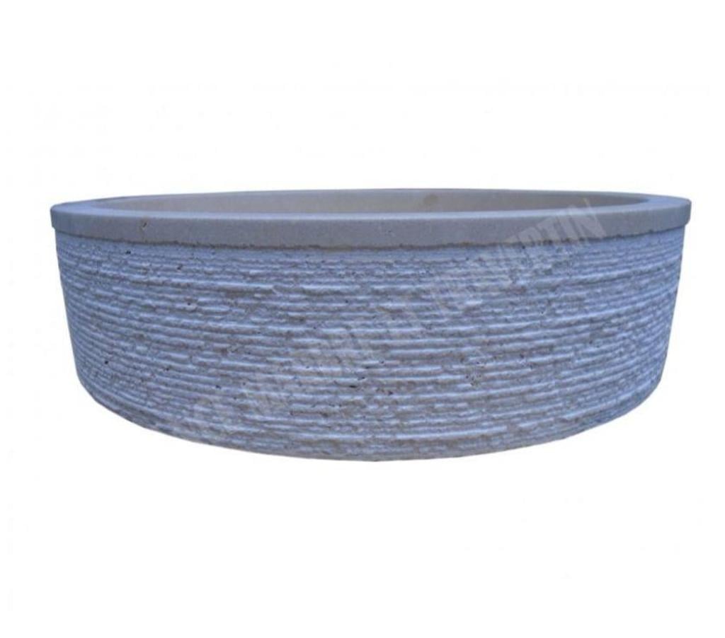  Bouches-du-Rhône Lancon Provence - 13680 - Photos Vivastreet Travertin Clssb Vasque Modèle Cylindre Plat Strié REF 3080