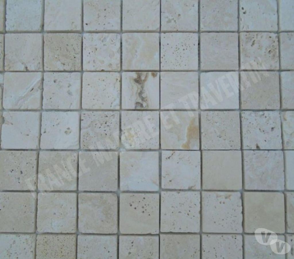  Bouches-du-Rhône Lancon Provence - 13680 - Photos Vivastreet Travertin Ivoire Mosaique 4,8x4,8 cm REF 2580