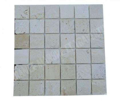 Bricolage - Jardin - Outillage Lancon Provence Bouches-du-Rhône - Photos Vivastreet Travertin Ivoire Mosaique 4,8x4,8 cm REF 2580