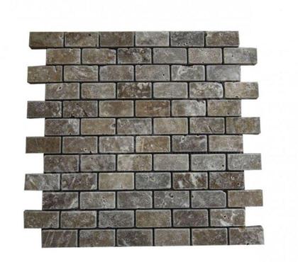 Bricolage - Jardin - Outillage Lancon Provence Bouches-du-Rhône - Photos Vivastreet Travertin Noce Marron Mosaïque 2,3x4,8 cm REF 588