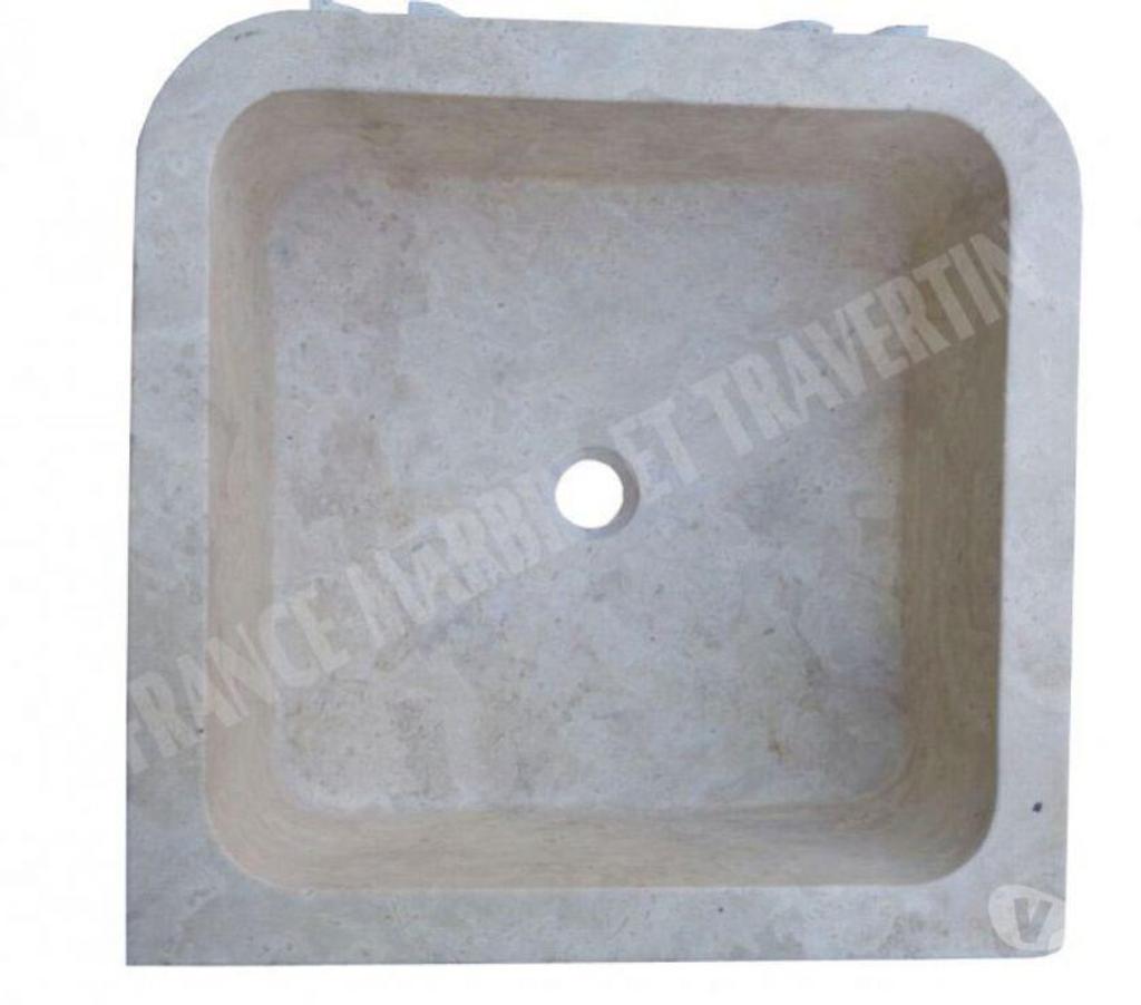  Bouches-du-Rhône Lancon Provence - 13680 - Photos Vivastreet Travertin Classique Beige Evier avec Motif 50x50 cm REF 1987