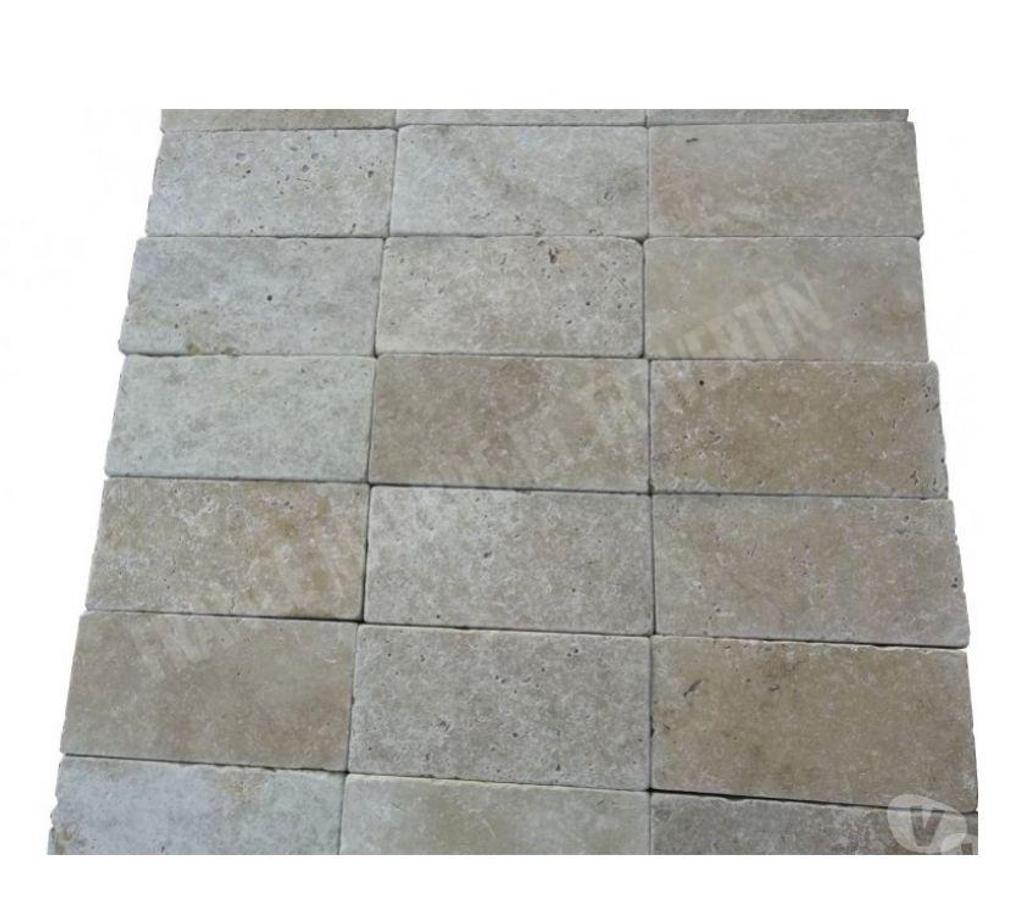  Bouches-du-Rhône Lancon Provence - 13680 - Photos Vivastreet Travertin Classique Clair Pavé 15x30 cm REF 578