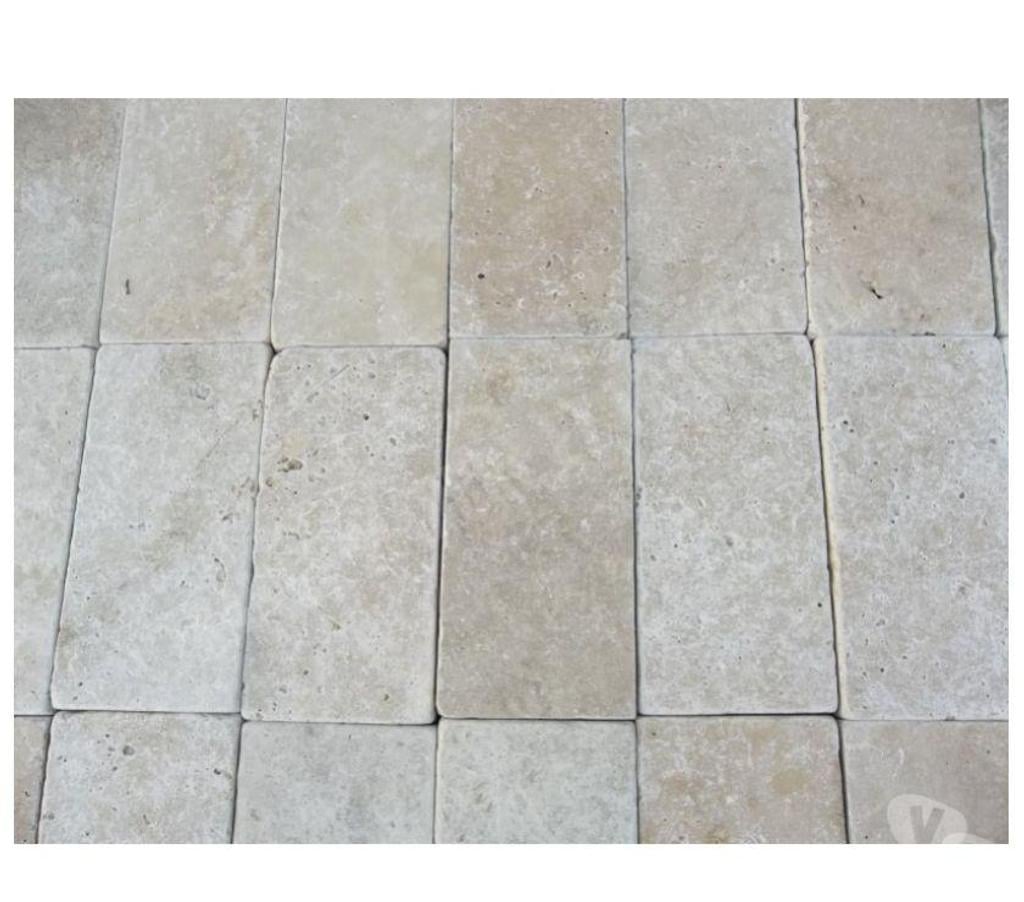  Bouches-du-Rhône Lancon Provence - 13680 - Photos Vivastreet Travertin Classique Clair Pavé 15x30 cm REF 578