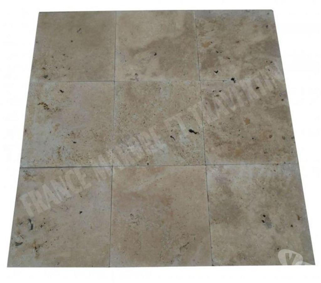  Var Forcalqueiret - 83136 - Photos Vivastreet Travertin Walnut Noisette 40x40 cm REF 3174