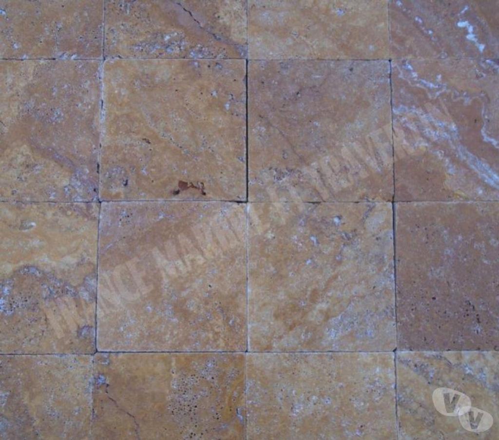  Var Forcalqueiret - 83136 - Photos Vivastreet Travertin Jaune Ocre 20x20 cm REF 2605