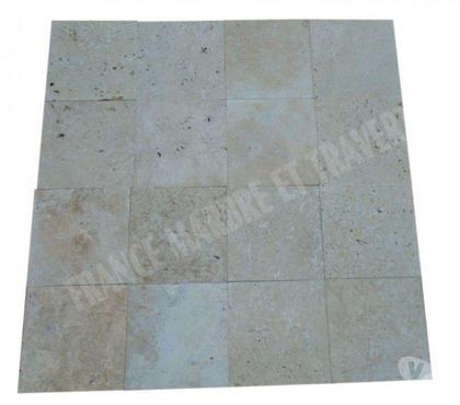 Bricolage - Jardin - Outillage Forcalqueiret Var - Photos Vivastreet Travertin Classique Beige 20x20 cm REF 3075