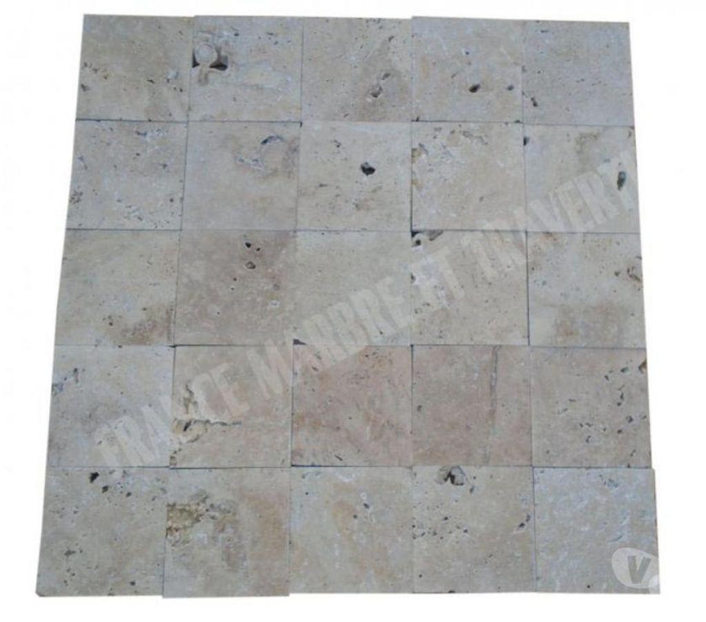  Var Forcalqueiret - 83136 - Photos Vivastreet Travertin Classique Beige 15x15 cm REF 3074