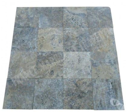 Bricolage - Jardin - Outillage Forcalqueiret Var - Photos Vivastreet Travertin Gris Silver 20x20 cm REF 3071