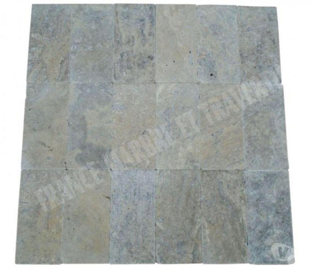  Var Forcalqueiret - 83136 - Photos Vivastreet Travertin Silver Gris 15x30 cm REF 2063