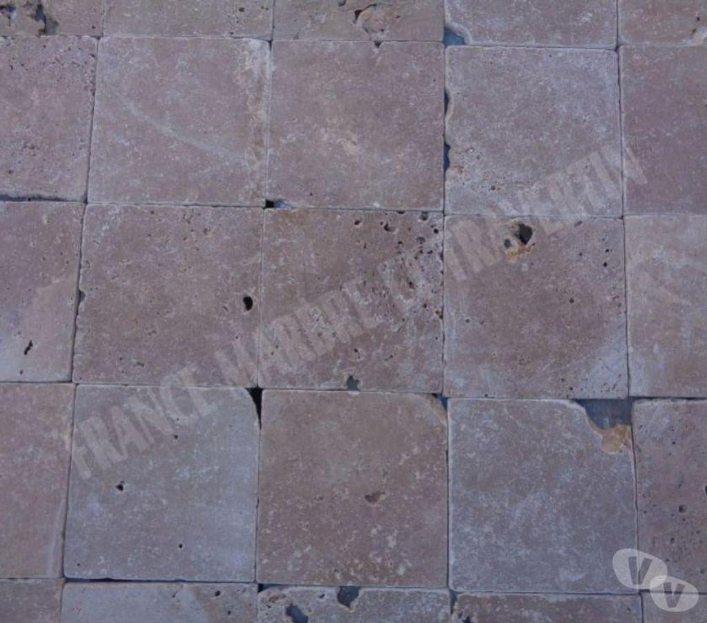  Var Forcalqueiret - 83136 - Photos Vivastreet Travertin Noce Marron 20x20 cm REF 1845
