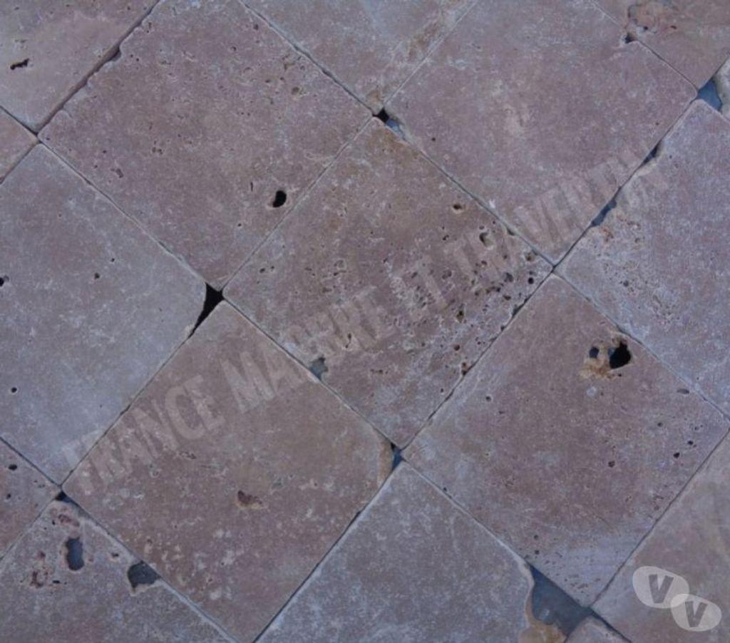  Var Forcalqueiret - 83136 - Photos Vivastreet Travertin Noce Marron 20x20 cm REF 1845