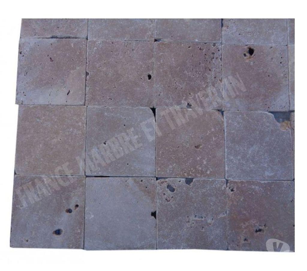  Var Forcalqueiret - 83136 - Photos Vivastreet Travertin Noce Marron 20x20 cm REF 1845