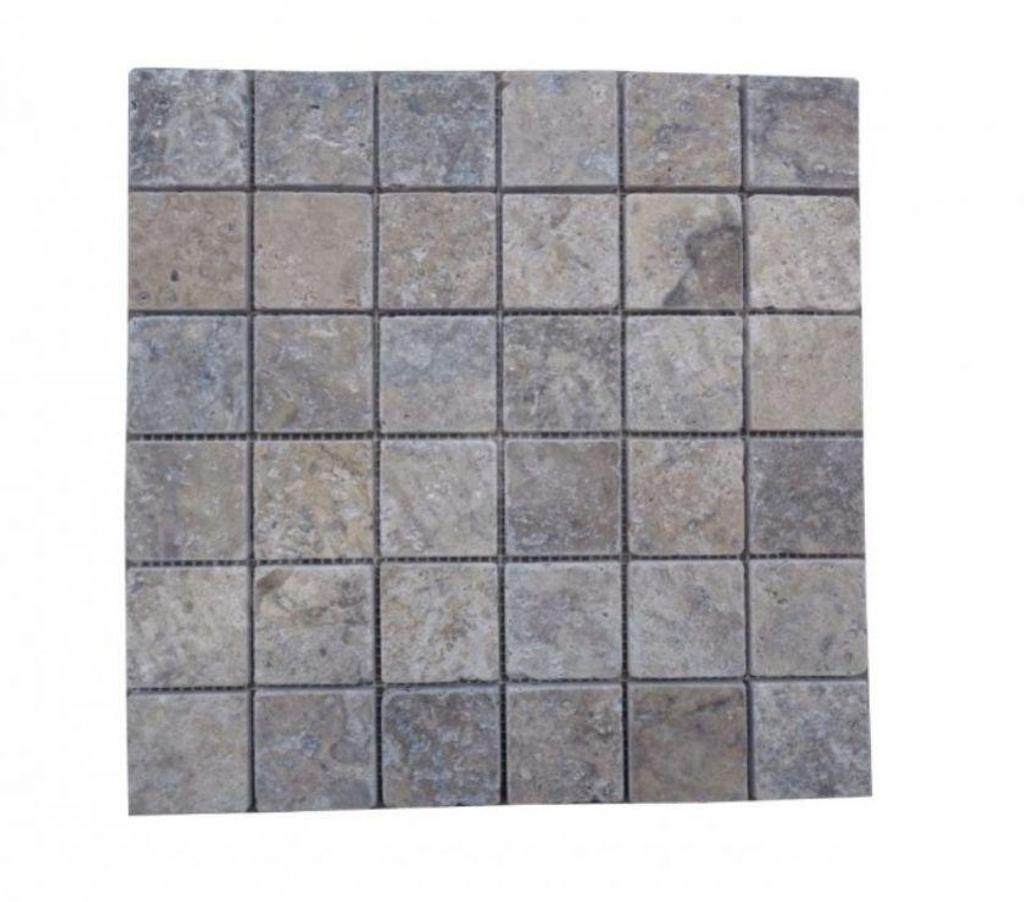  Bouches-du-Rhône Lancon Provence - 13680 - Photos Vivastreet Travertin Gris Silver Mosaïque 4,8x4,8 cm REF 1294