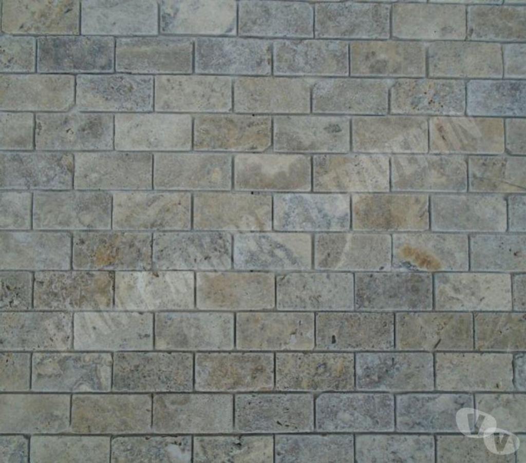  Bouches-du-Rhône Lancon Provence - 13680 - Photos Vivastreet Travertin Gris Silver Mosaïque 4,8x10 cm REF 3143