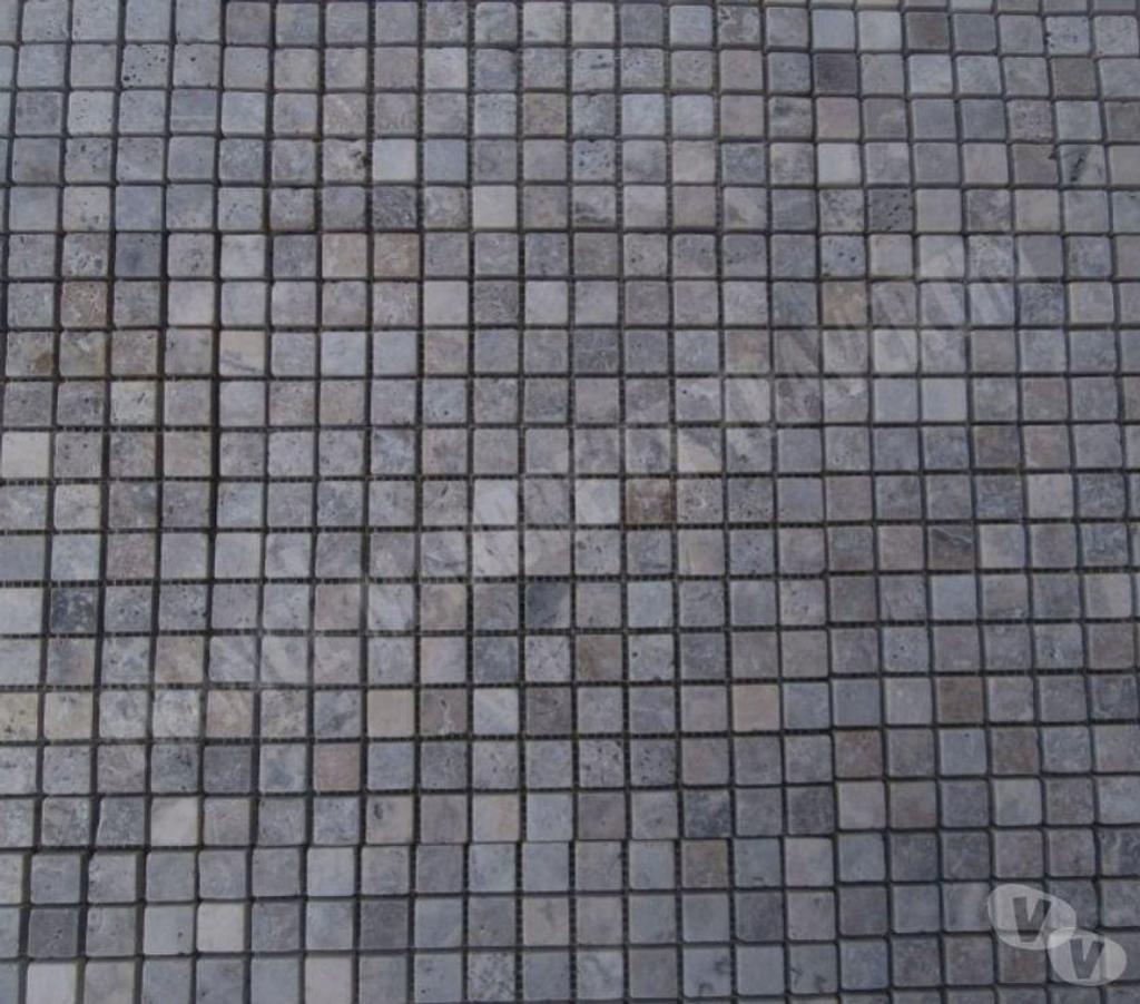  Var Forcalqueiret - 83136 - Photos Vivastreet Travertin Silver Gris Mosaïque 2,3x2,3 cm REF 465