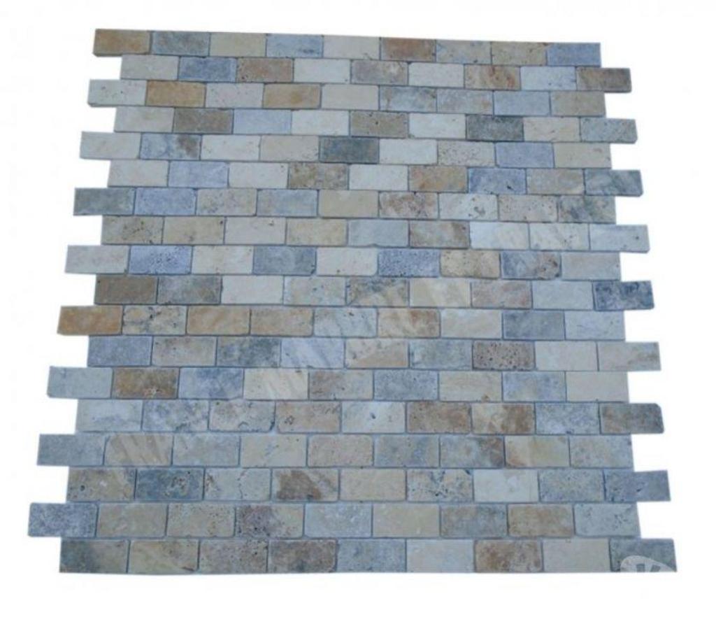  Var Forcalqueiret - 83136 - Photos Vivastreet Travertin Mixte Mosaïque 4 Couleur 4,8x10 cm REF 3134