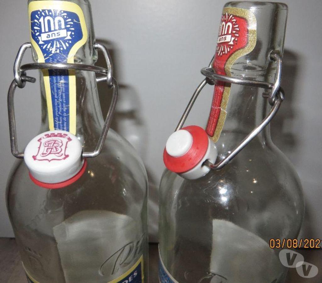 Ameublement & art de la table Puy-de-Dôme Clermont Ferrand - Photos Vivastreet Bouteilles en verre avec fermeture mécanique