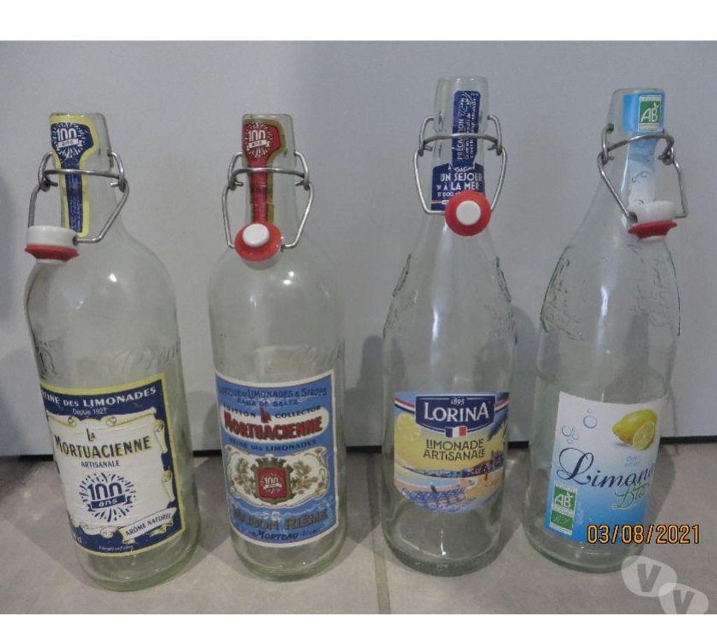 Ameublement & art de la table Puy-de-Dôme Clermont Ferrand - Photos Vivastreet Bouteilles en verre avec fermeture mécanique