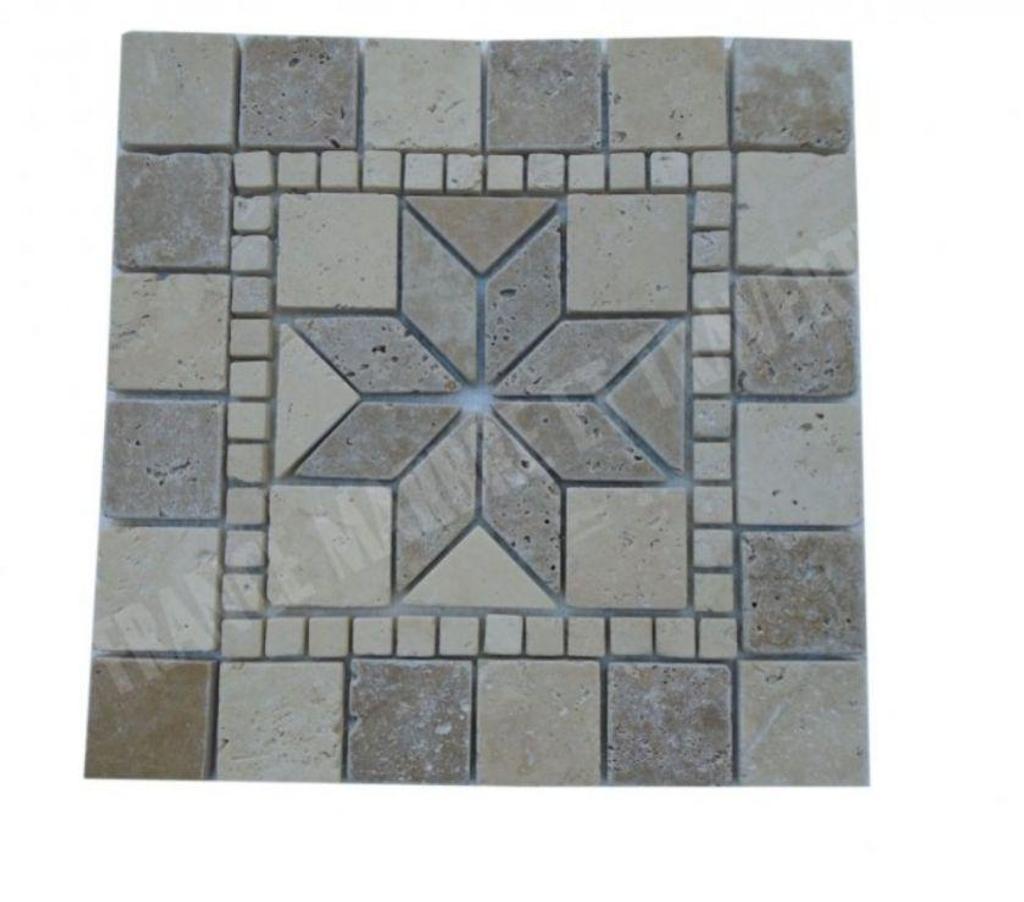  Var Forcalqueiret - 83136 - Photos Vivastreet Travertin Multicolore Rosace 30,5x30,5 cm REF 3133