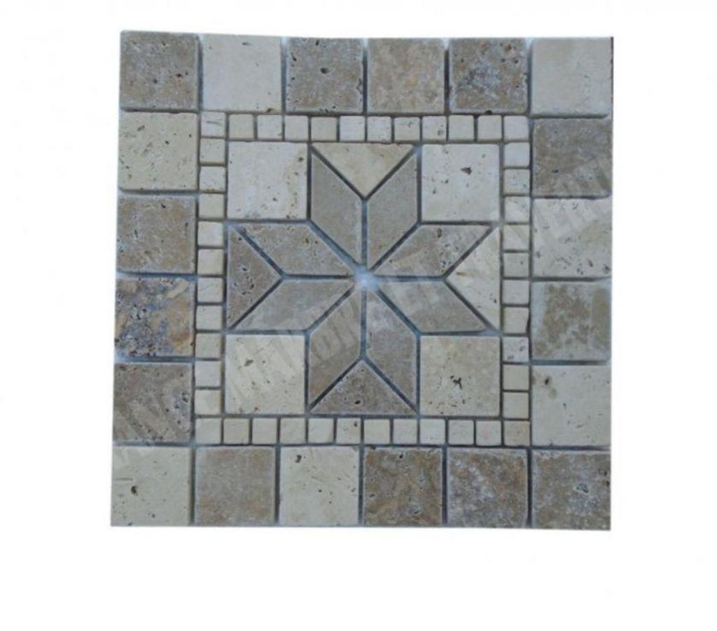  Var Forcalqueiret - 83136 - Photos Vivastreet Travertin Multicolore Rosace 30,5x30,5 cm REF 3133