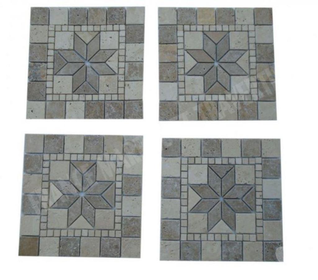  Var Forcalqueiret - 83136 - Photos Vivastreet Travertin Multicolore Rosace 30,5x30,5 cm REF 3133