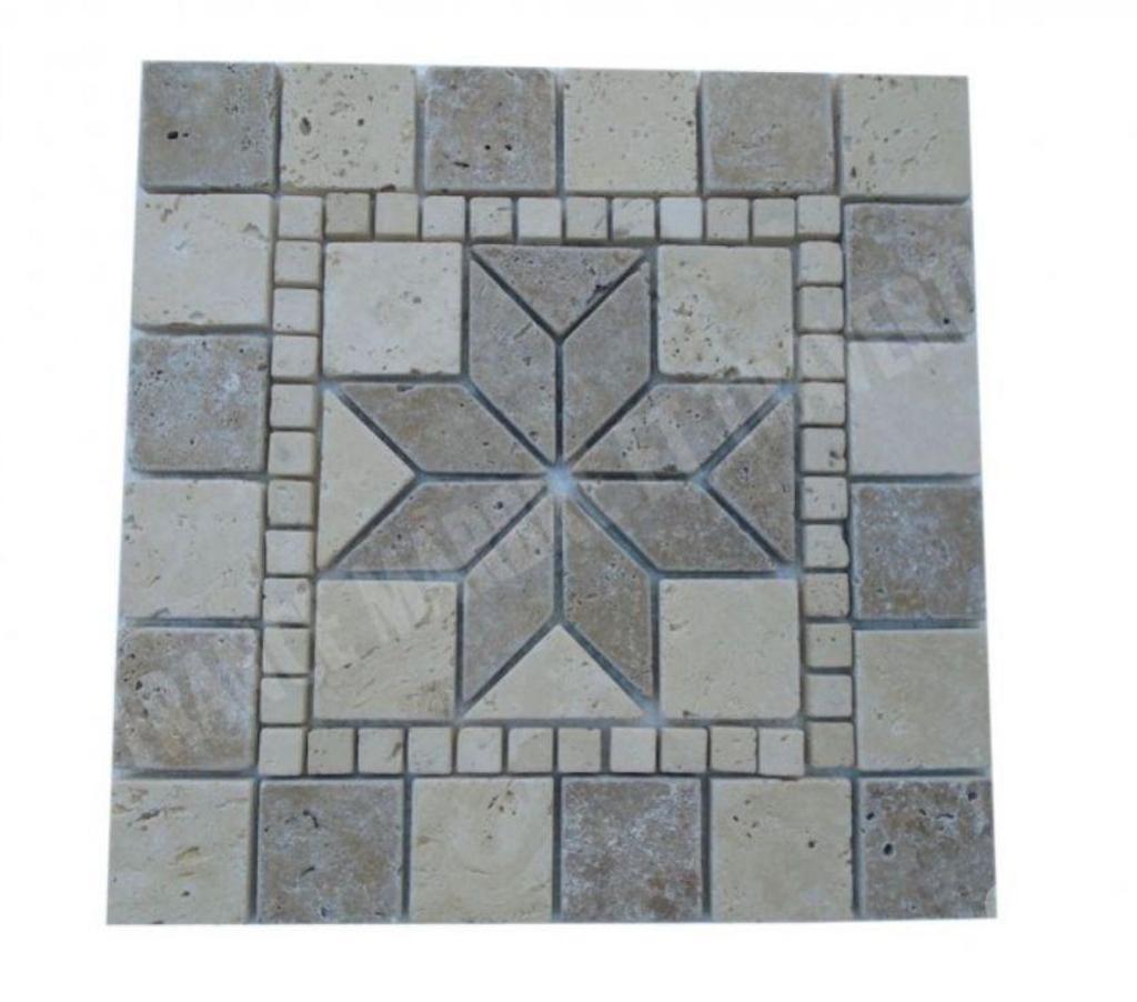  Var Forcalqueiret - 83136 - Photos Vivastreet Travertin Multicolore Rosace 30,5x30,5 cm REF 3133